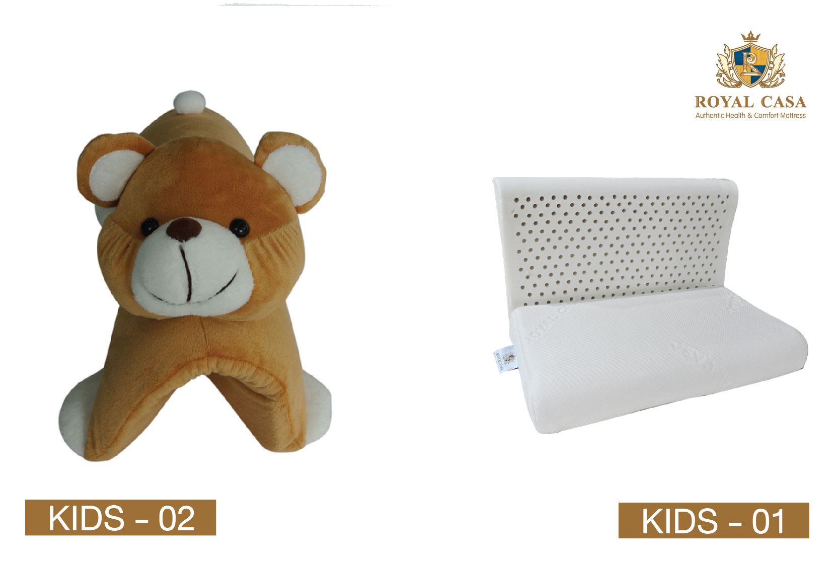 หมอนยางพารา หมอนสำหรับเด็ก หมอนรูปทรงหมีสีเหลืองน่ารัก ป้องกันไรฝุ่น ป้องกันเชื้อรา ป้องกันแบคทีเรีย ป้องกันเชื้อโรค